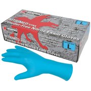 Mcr Safety Nitrile Disposable Gloves, 6 mil Palm Thickness, Nitrile, Powder-Free, L 6012L